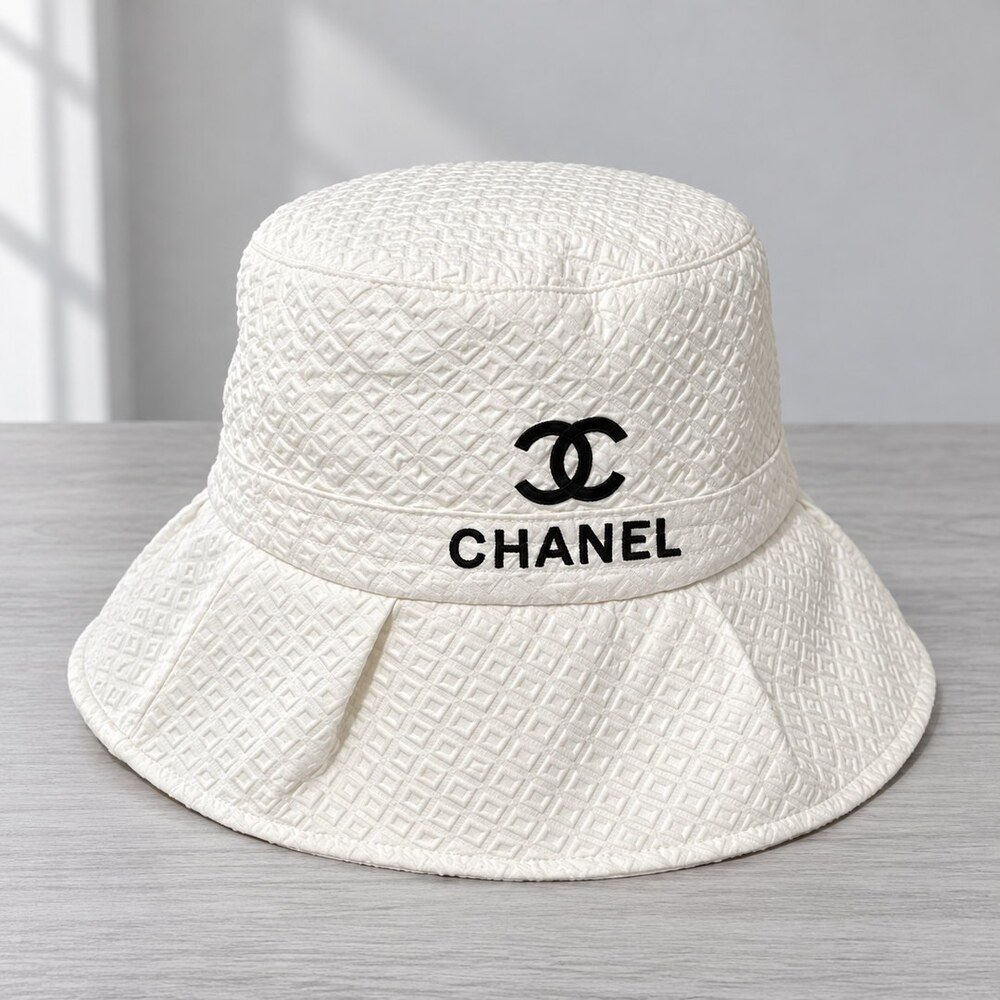 CHANEL Quilted CC Bucket Hat